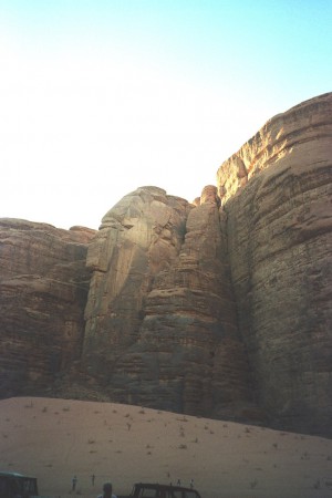 Wadi Rum - homokkősziklák